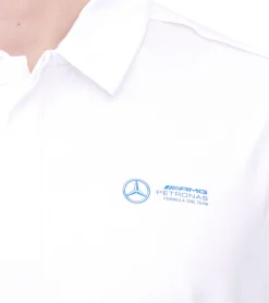 Hemden & Poloshirts*PUMA X Mercedes-Benz AMG Petronas F1 MAPF1 LS Herren Polo-Shirt Kurzarm-Shirt 621134 03 Weiß
