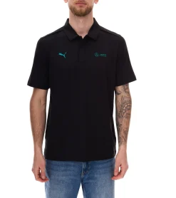 Hemden & Poloshirts*PUMA X Mercedes-Benz AMG Petronas F1 MAPF1 LS Herren Polo-Shirt Kurzarm-Shirt 621134 Weiß oder Schwarz
