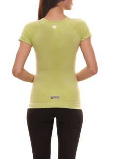 Tops & T-Shirts|Sportoberbekleidung*RAIDLIGHT Yoga Atletic Shirt flexibles Damen Sport T-Shirt mit Rundhals Grün