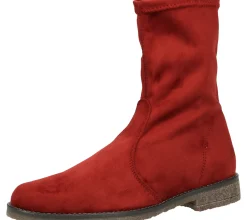Boots & Stiefel*RAPISARDI Damen Stiefelette modische High-Top Boots Made in Italy Bordeauxrot