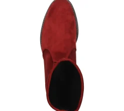 Boots & Stiefel*RAPISARDI Damen Stiefelette modische High-Top Boots Made in Italy Bordeauxrot