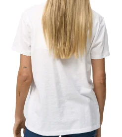 Tops & T-Shirts*RE:COVERED Vintage Chevy Camaro Damen T-Shirt mit Auto-Print Baumwoll-Shirt Kurzarm-Shirt MMPKC475 Ecru-Weiß