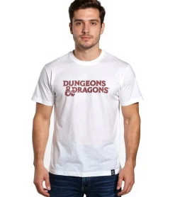 T-Shirts & Tank Tops*RE:COVERED X DUNGEONS & DRAGONS Herren T-Shirt Mastiff Baumwoll-Shirt Rundhals-Shirt RCHAS171 Beige