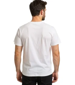 T-Shirts & Tank Tops*RE:COVERED X Harry Potter Herren T-Shirt Hogwarts House Crest Baumwoll-Shirt RCWIZ559 Ecru-Weiß