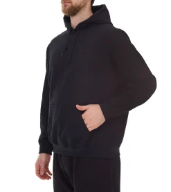 Pullover & Sweater*RE:COVERED X Jurassic Park Herren Kapuzen-Pullover mit "T-Rex 1993 Vintage"-Print Hoodie MMUNV2456 Schwarz