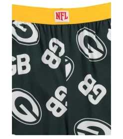 Nachtwäsche & Bademode*RE:COVERED X NFL Green Bay Packers Loungepants Herren Schlafanzug-Hose mit Team-Logo Baumwolle Pyjama-Hose RCNFL1398 Grün