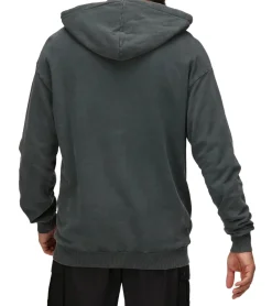 Pullover & Sweater*RE:COVERED X NFL Herren Kapuzen-Pullover mit PATRIOTS Schriftzug Baumwoll-Hoody Langarm-Shirt RCNFL1318F Grau