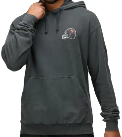 Pullover & Sweater*RE:COVERED X NFL Herren Kapuzen-Pullover mit 窶撒ampa Bay Buccaneers Schriftzug Baumwoll-Hoody Langarm-Shirt RCNFL1316C Grau