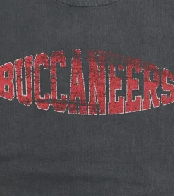 Pullover & Sweater*RE:COVERED X NFL Herren Kapuzen-Pullover mit 窶撒ampa Bay Buccaneers Schriftzug Baumwoll-Hoody Langarm-Shirt RCNFL1316C Grau