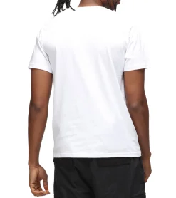 T-Shirts & Tank Tops*RE:COVERED X NFL Herren T-Shirt mit Vintage Shield-Print Baumwoll-Shirt Rundhals-Shirt MMNFL1197 Weiß