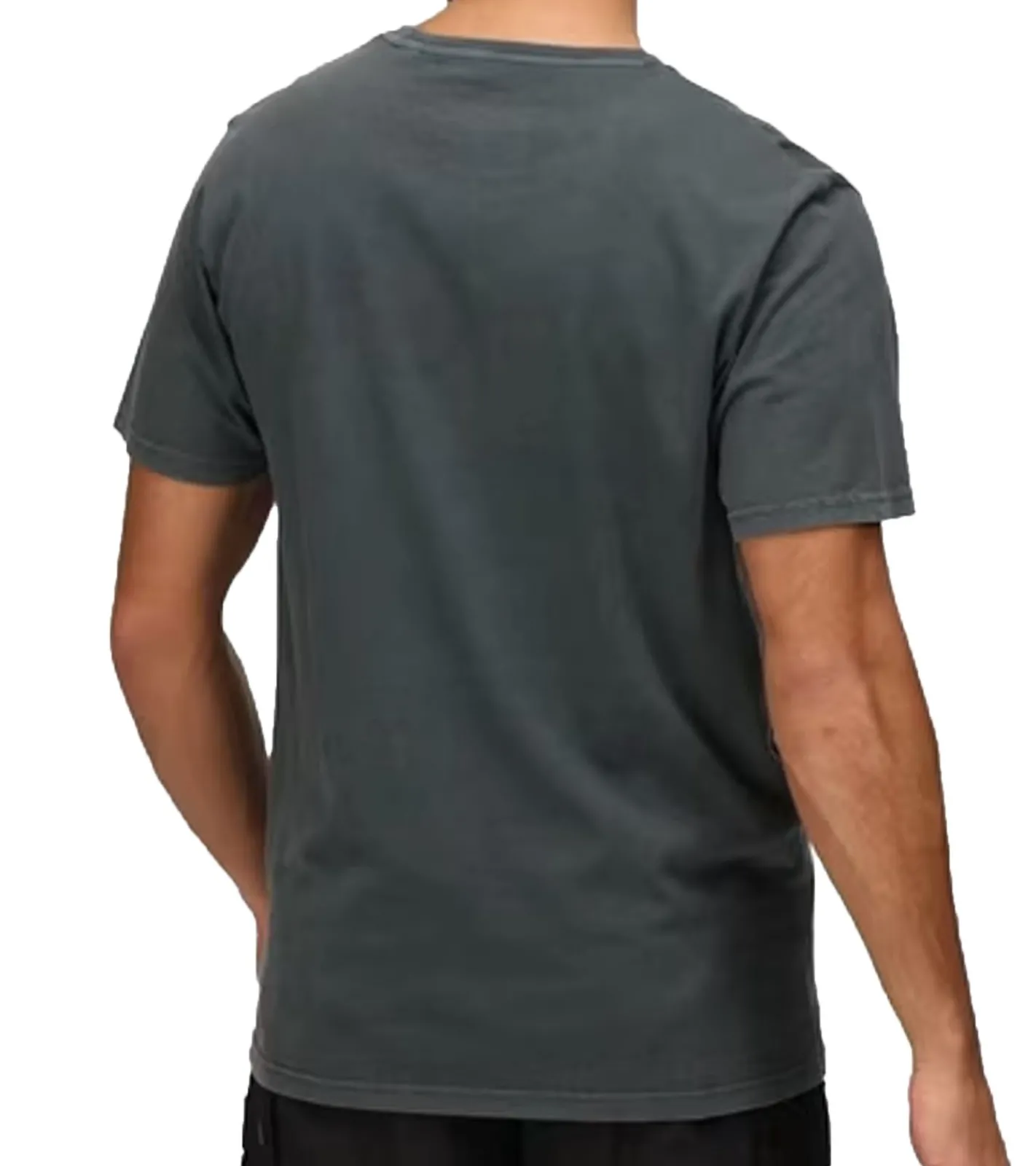 Große Größen|T-Shirts & Tank Tops*RE:COVERED X NFL Los Angeles Rams Herren T-Shirt mit Logo-Print Baumwoll-Shirt Rundhals-Shirt RCNFL1317H Grau