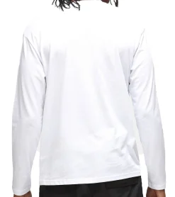 T-Shirts & Tank Tops|Pullover & Sweater*RE:COVERED X nickelodeon Herren Langarm-Shirt SpongeBob Schwammkopf Design Baumwoll-Pullover Rundhals-Shirt MMVCM199 Weiß