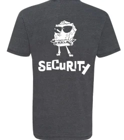 T-Shirts & Tank Tops*RE:COVERED X nickelodeon Herren T-Shirt SpongeBob Schwammkopf Design Baumwoll-Shirt Rundhals-Shirt MMVCM268 Grau