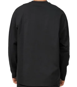 T-Shirts & Tank Tops|Pullover & Sweater*RE:COVERED X nickelodeon Herren Rundhals-Shirt mit Garfield-Druck Baumwoll-Longsleeve MMNICK323 Schwarz