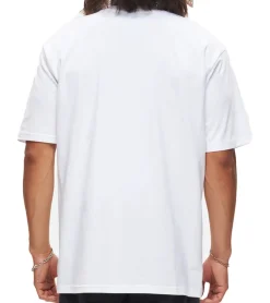 T-Shirts & Tank Tops*RE:COVERED X nickelodeon Herren T-Shirt SpongeBob Schwammkopf Baumwoll-Shirt Rundhals-Shirt RCVCM683 Weiß