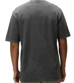 T-Shirts & Tank Tops*RE:COVERED X NIRVANA Herren T-Shirt One Tone Angel Baumwoll-Shirt mit großem Print Rundhals-Shirt RCMERCT167 Grau