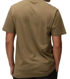 T-Shirts & Tank Tops*RE:COVERED X NIRVANA Herren T-Shirt Baumwoll-Shirt mit großem Band-Print Rundhals-Shirt RCMERCT168 Khaki