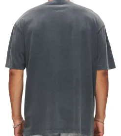 T-Shirts & Tank Tops*RE:COVERED X Sex Pistols Herren T-Shirt God Save the Queen Baumwoll-Shirt mit großem Print Rundhals-Shirt RCBVD3843 Grau