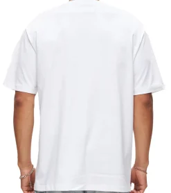 T-Shirts & Tank Tops*RE:COVERED X Sex Pistols Herren T-Shirt God Save the Queen Baumwoll-Shirt mit großem Print Rundhals-Shirt RCBVD3845 Weiß