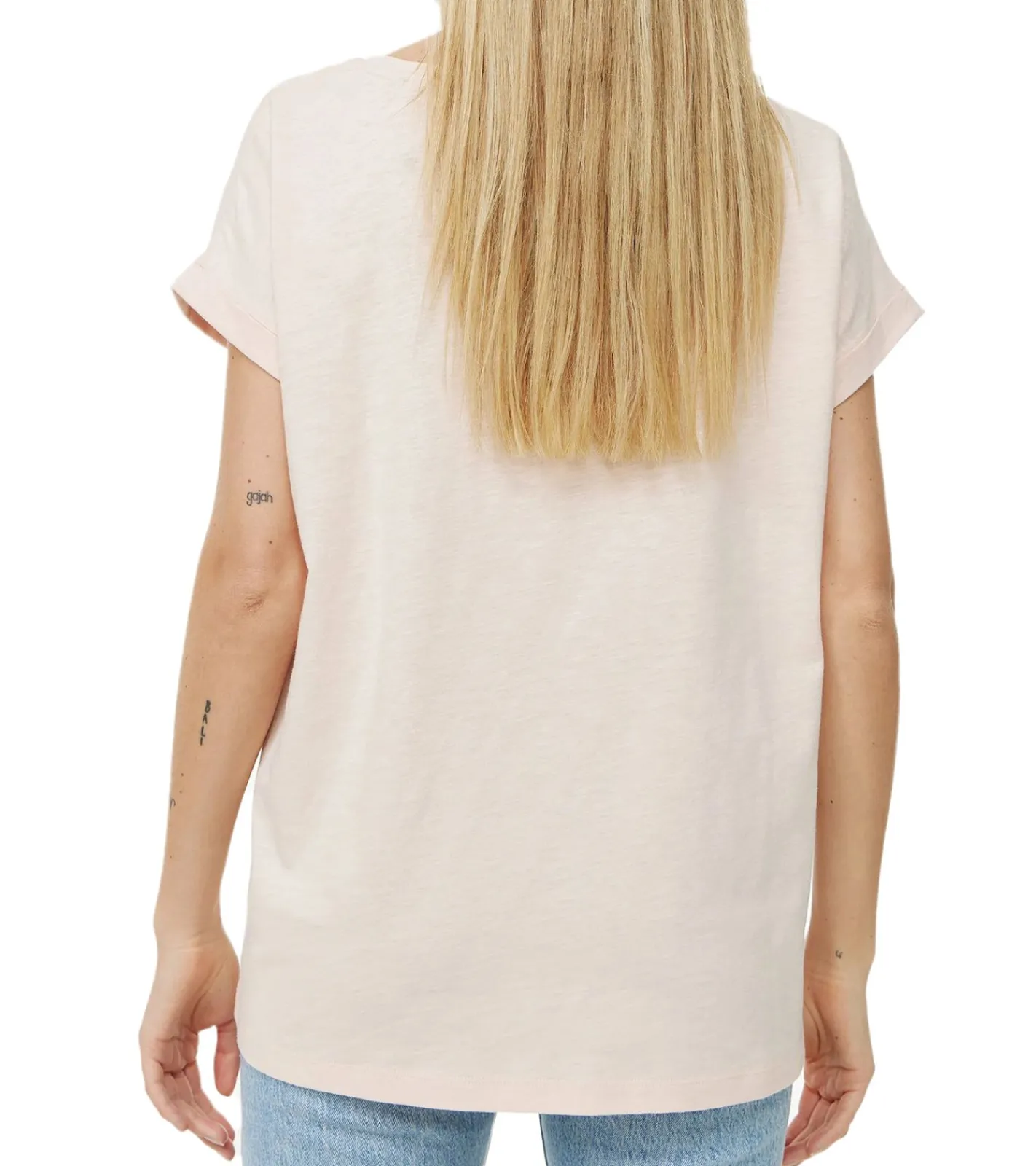 Tops & T-Shirts*RE:COVERED X STAR WARS Damen T-Shirt mit "Darth Vader & The Empire Strikes Back"-Print Baumwoll-Shirt Rundhals-Shirt Boyfriend-Cut MMSTW2392 Rosa