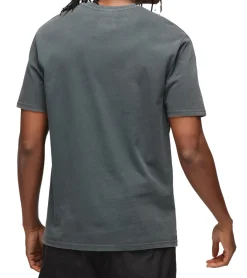 T-Shirts & Tank Tops*RE:COVERED X The Godfather Herren Baumwoll-Shirt mit großem Schriftzug-Print Kurzarm-Shirt MMVCM274 Grau