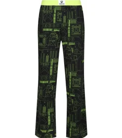 Nachtwäsche & Bademode*RE:COVERED X XBOX Series X Digital Loungepants Herren Schlafanzug-Hose stylische Pyjama-Hose RCXBX122 Schwarz/Grün