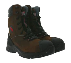 Wanderschuhe & Trekkingschuhe|Boots & Stiefel*RED WING SHOES PetroKing S3 Sicherheits-Schuhe mit TredMax-Sohle und ForceGuard-System Arbeits-Stiefel Winter-Schuhe Factory Second Schnür-Boots 3238 Braun/Schwarz