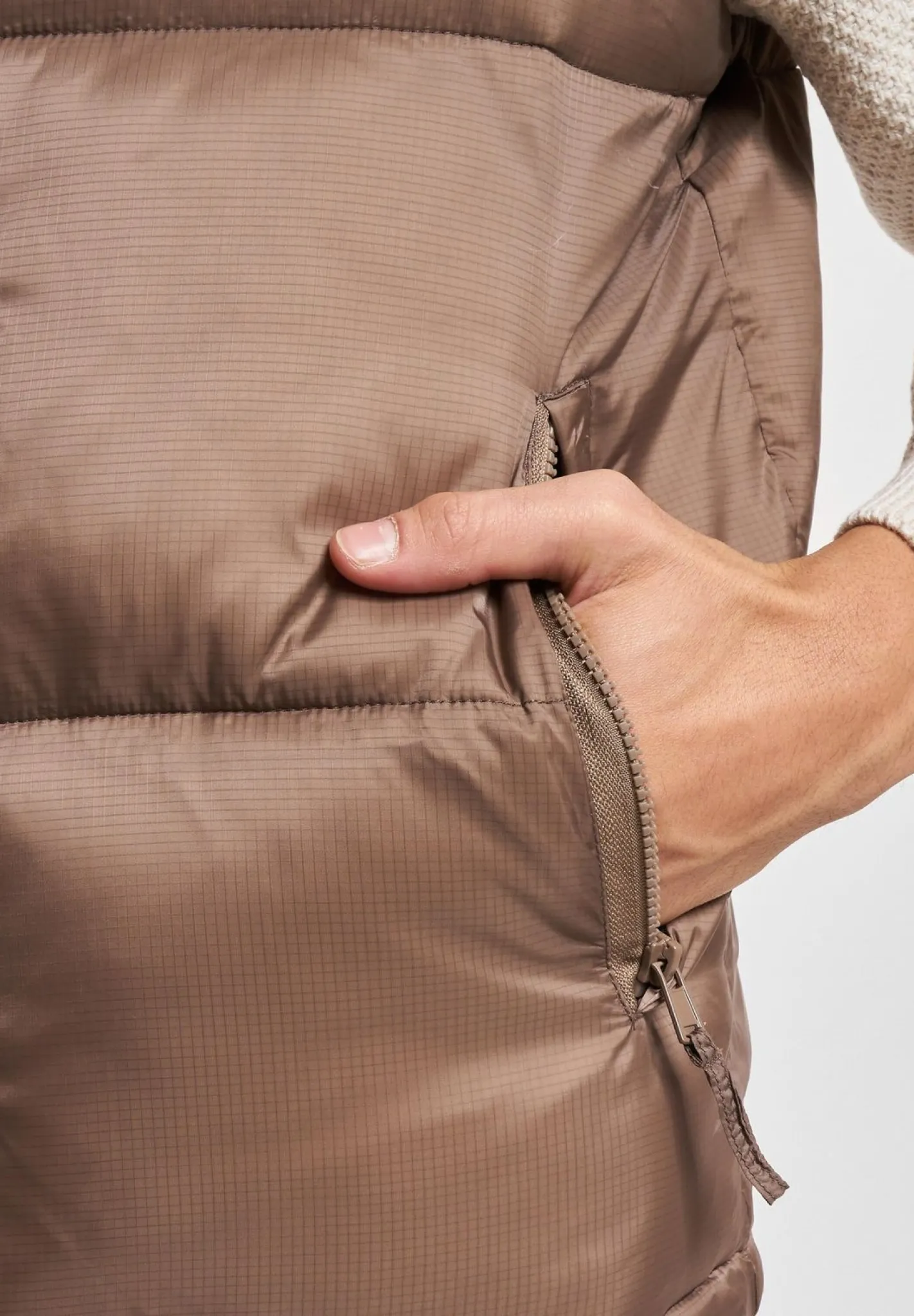 Jacken & Mäntel*REDEFINED REBEL Charlie Weste Walnuss