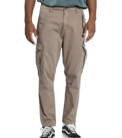 Jeans & Hosen*REDEFINED REBEL Jolan Herren Cargo-Hose im Utility-Look Anti Fit Baumwoll-Hose Ankle-Stil mit Tunnelzug am Beinende 226027 Braun