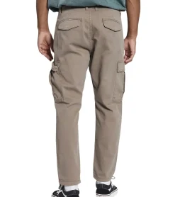 Jeans & Hosen*REDEFINED REBEL Jolan Herren Cargo-Hose im Utility-Look Anti Fit Baumwoll-Hose Ankle-Stil mit Tunnelzug am Beinende 226027 Braun