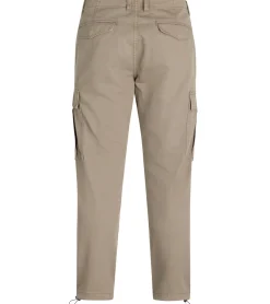 Jeans & Hosen*REDEFINED REBEL Jolan Herren Cargo-Hose im Utility-Look Anti Fit Baumwoll-Hose Ankle-Stil mit Tunnelzug am Beinende 226027 Braun