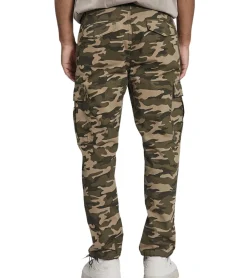 Jeans & Hosen*REDEFINED REBEL Jolan Herren Cargo-Hose im Utility-Look Anti Fit Baumwoll-Hose Ankle-Stil mit Tunnelzug am Beinende 226027 Camouflage, Braun, Beige, Grün