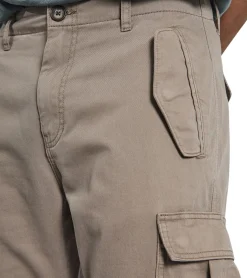 Jeans & Hosen*REDEFINED REBEL Jolan Herren Cargo-Hose im Utility-Look Anti Fit Baumwoll-Hose Ankle-Stil mit Tunnelzug am Beinende 226027 Camouflage, Braun, Beige, Grün