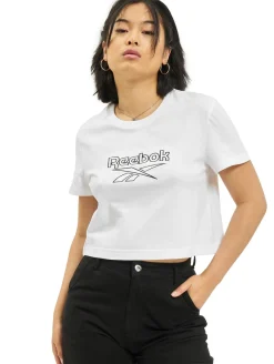 Tops & T-Shirts*Reebok CL F Big Logo T-Shirt weiß