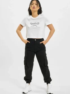 Tops & T-Shirts*Reebok CL F Big Logo T-Shirt weiß