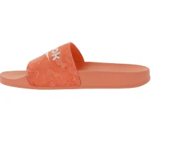 Zehentrenner & Sandalen*Reebok FULGERE Sommer-Sandalen Badelatschen mit Logo-Aufdruck FX3085 Rosa/Weiß