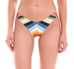 Wassersport|Bademode & Nachtwäsche*RIP CURL Beach Bazaar Damen mit Clip-Verschluss oder Bikini-Unterteil Bandeau-Bikini Bikini-Hose Bademode GSILC5 Bunt Bikini-Oberteil