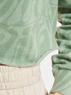 Sweater & Pullover*Rip N Dip Wilshire Kurzer Hoodie Kieferngrün