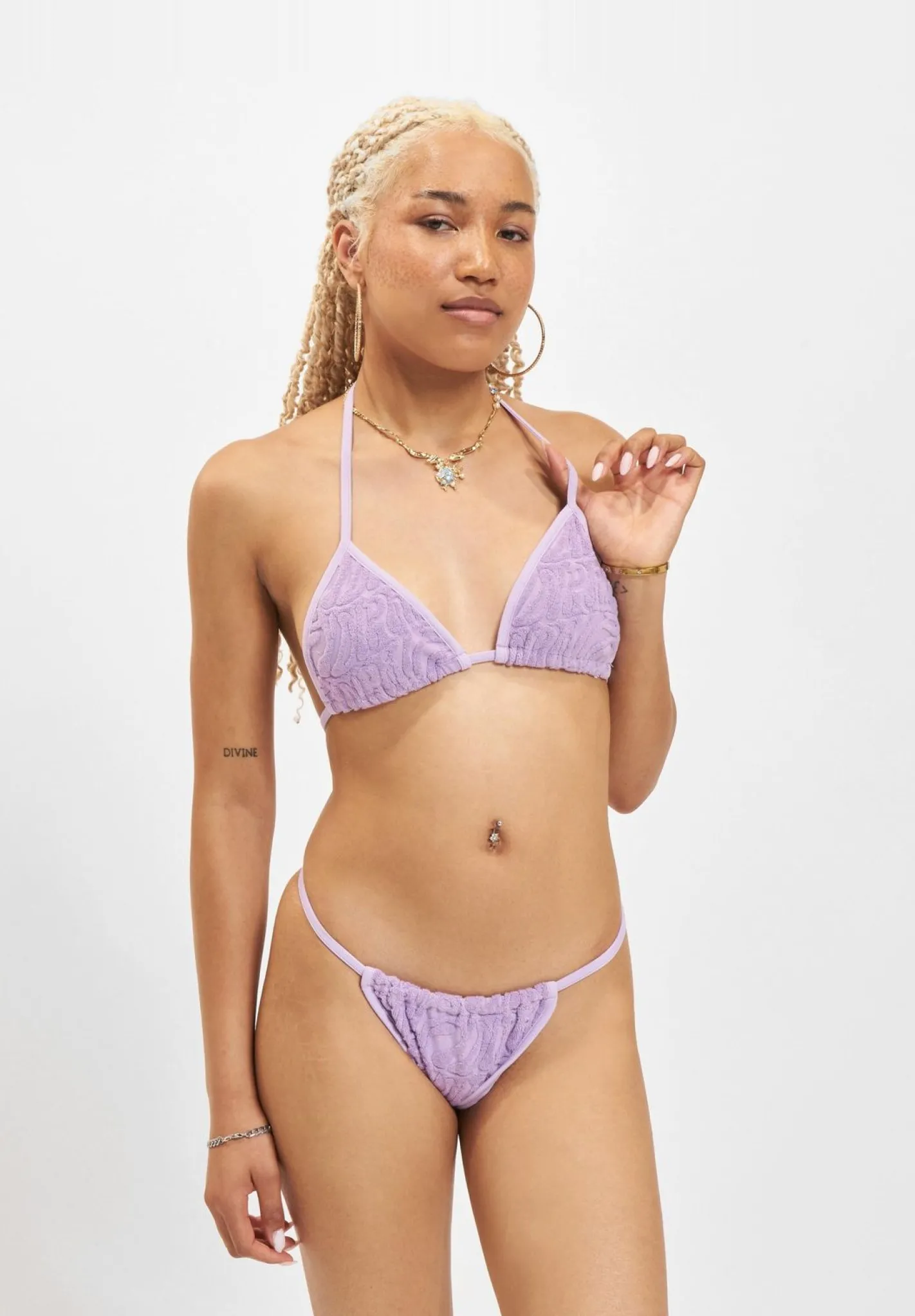 Bademode & Nachtwäsche*Rip N Dip Wilshire 2-teiliges Bikini-Set in Fliederviolett