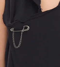 Mäntel & Jacken*ROCKUPY Damen moderne Baumwoll-Weste mit Löchern Kapuzen-Jacke 344889 Schwarz