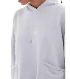 Sweater & Pullover*ROCKUPY Damen Strick-Pullover modischer Pulli mit Taschen Kapuzen-Pullover RPW20-040401 111 Hell-Grau