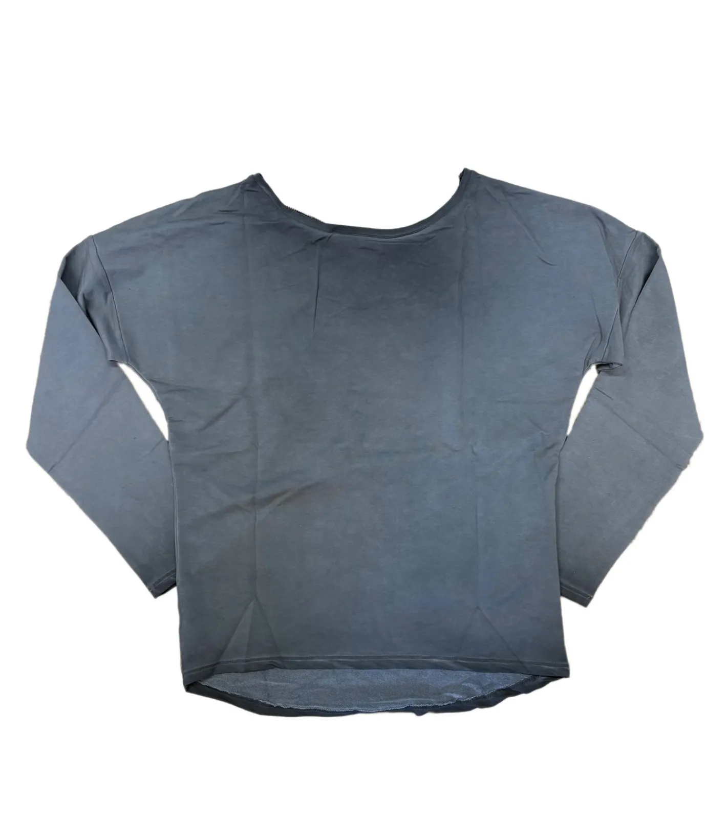 Sweater & Pullover*ROCKUPY Damen Sweatshirt Baumwoll-Pullover stylischer Alltags-Pulli mit V-Ausschnitt 317050 Grau