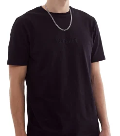 T-Shirts & Tank Tops*ROCKUPY Herren Basic T-Shirt Kurzarm-Shirt stylisches Baumwoll-Shirt Rundhals-Shirt RPU20-040501 Schwarz