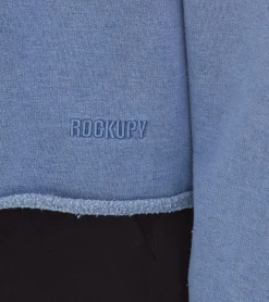 Pullover & Sweater*ROCKUPY Herren Sweatshirt Baumwoll-Pullover stylischer Rundhals-Pulli 40301 Blau