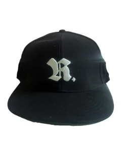 Caps & Mützen*ROUGH. Snapback-Cap coole Baseball-Cappy Baumwoll-Cap Schwarz
