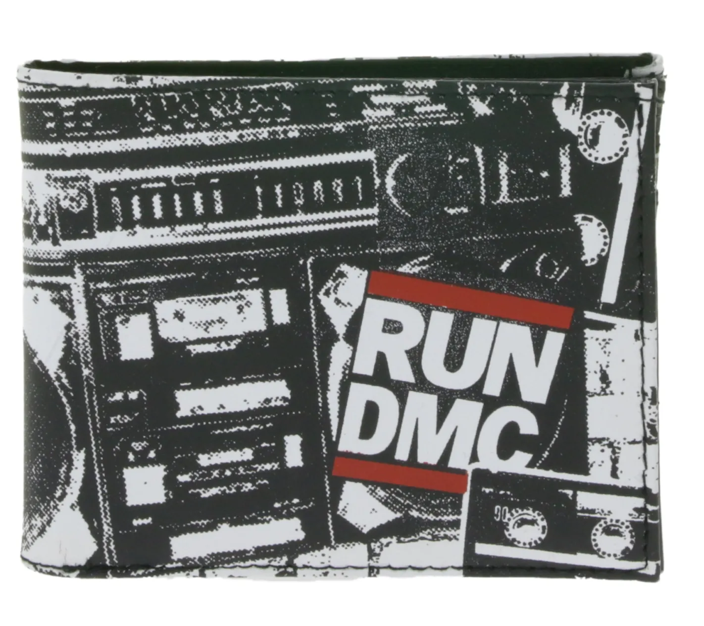 Portemonnaies & Geldbörsen*BioworldMerch RUN DMC Stilvolle Band-Brieftasche mit auffälligen Motiv Gothic-Style LW112063DMC Schwarz/Rot/Weiß