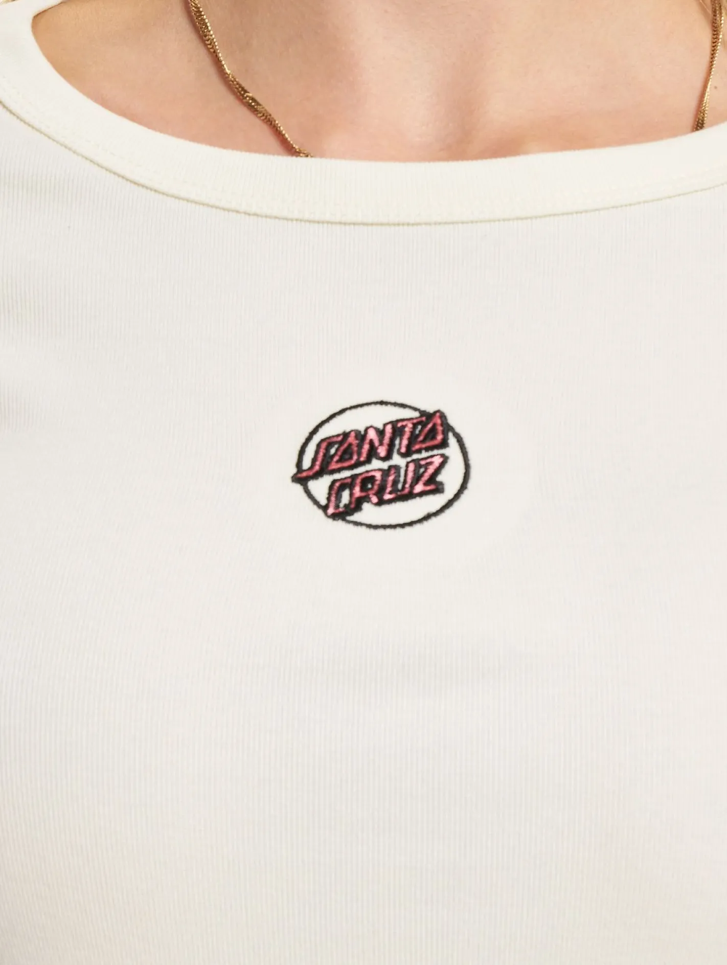 Sweater & Pullover*SANTA CRUZ Partial Dot Emb Longsleeve off white