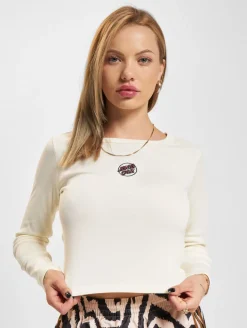 Sweater & Pullover*SANTA CRUZ Partial Dot Emb Longsleeve off white