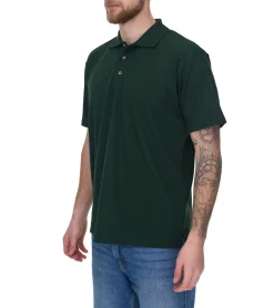 Hemden & Poloshirts*SANTINO Cws Herren schlichtes Polo-Shirt mit Baumwollanteil Kurzarm-Shirt Dunkelgrün