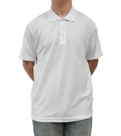 Hemden & Poloshirts*SANTINO Cws Herren schlichtes Polo-Shirt mit Baumwollanteil Kurzarm-Shirt Blau, Grün, Weiß, Rot oder Schwarz